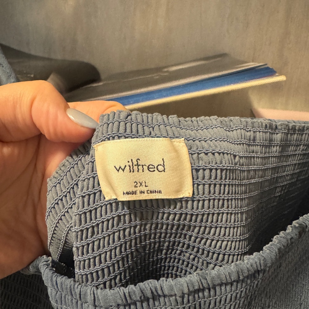 Aritzia Smocked Long Sleeve Dress XXL - Picture 3 of 3